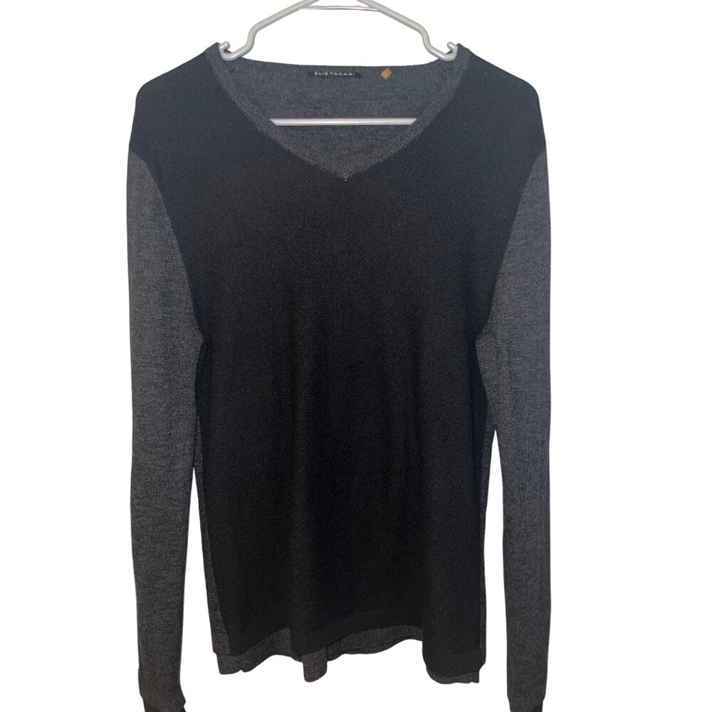 Elie Tahari‎ Men’s Cashmere Wool-Blend Sweater - Size S